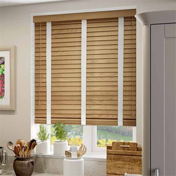 Rèm sáo gỗ GRACE HOME – Gỗ Tùng Trắng